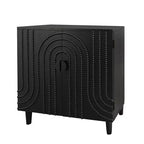 Meuble de rangement moderne en bois à 2 portes