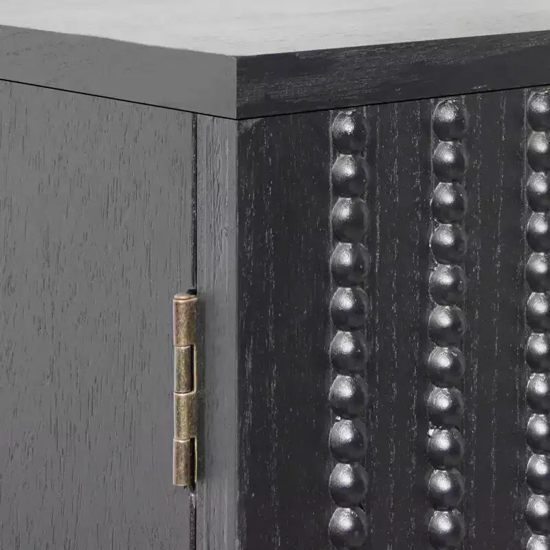 Meuble de rangement moderne en bois à 2 portes