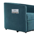 Fauteuil inclinable releveur avec aide au lever et repose-pieds, revêtu