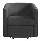 Fauteuil inclinable releveur avec aide au lever et repose-pieds, revêtu