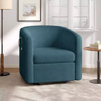 Fauteuil inclinable releveur avec aide au lever et repose-pieds, revêtu