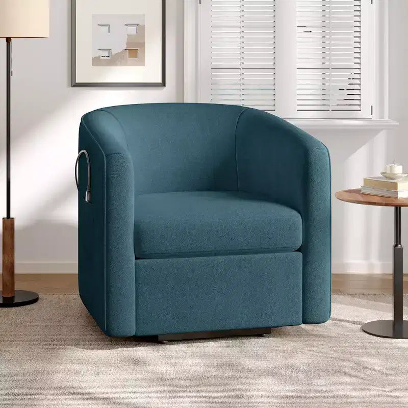 Fauteuil inclinable releveur avec aide au lever et repose-pieds, revêtu