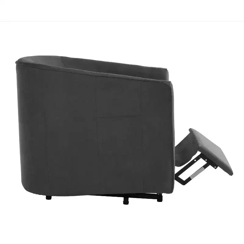 Fauteuil inclinable releveur avec aide au lever et repose-pieds, revêtu