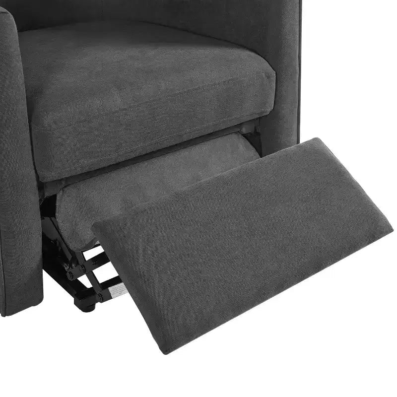 Fauteuil inclinable releveur avec aide au lever et repose-pieds, revêtu