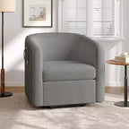 Fauteuil inclinable releveur avec aide au lever et repose-pieds, revêtu