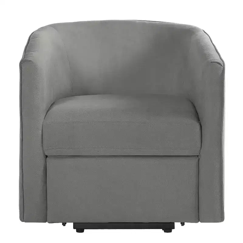 Fauteuil inclinable releveur avec aide au lever et repose-pieds, revêtu