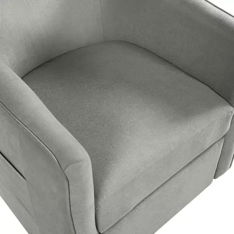 Fauteuil inclinable releveur avec aide au lever et repose-pieds, revêtu