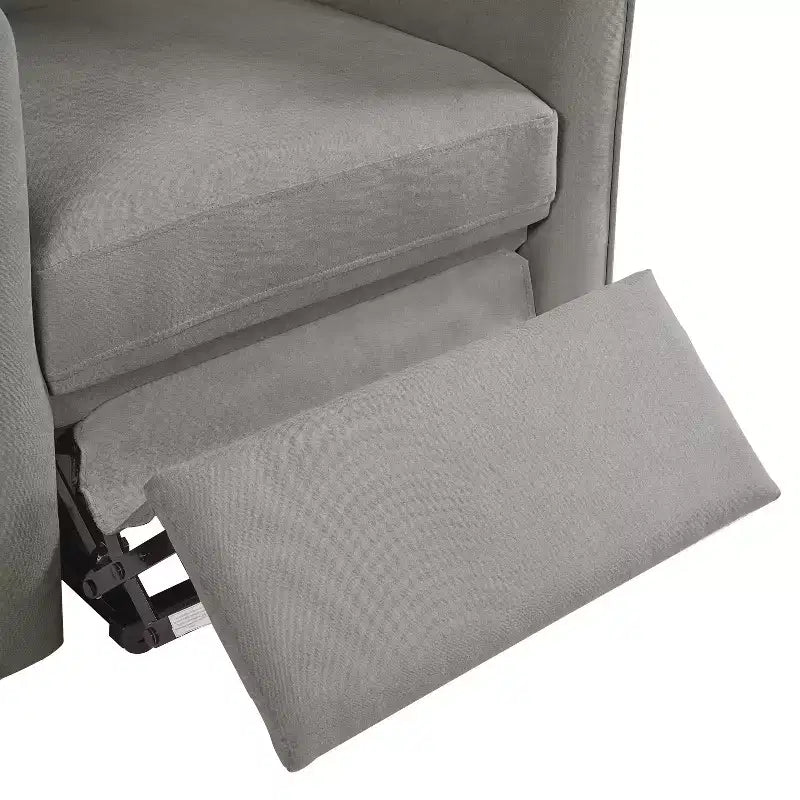 Fauteuil inclinable releveur avec aide au lever et repose-pieds, revêtu