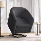 Fauteuil inclinable releveur avec aide au lever et repose-pieds, revêtu