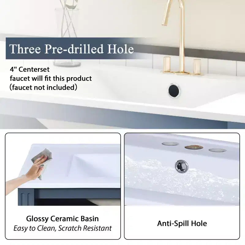 Meuble sous-vasque avec rangement pour salle de bain