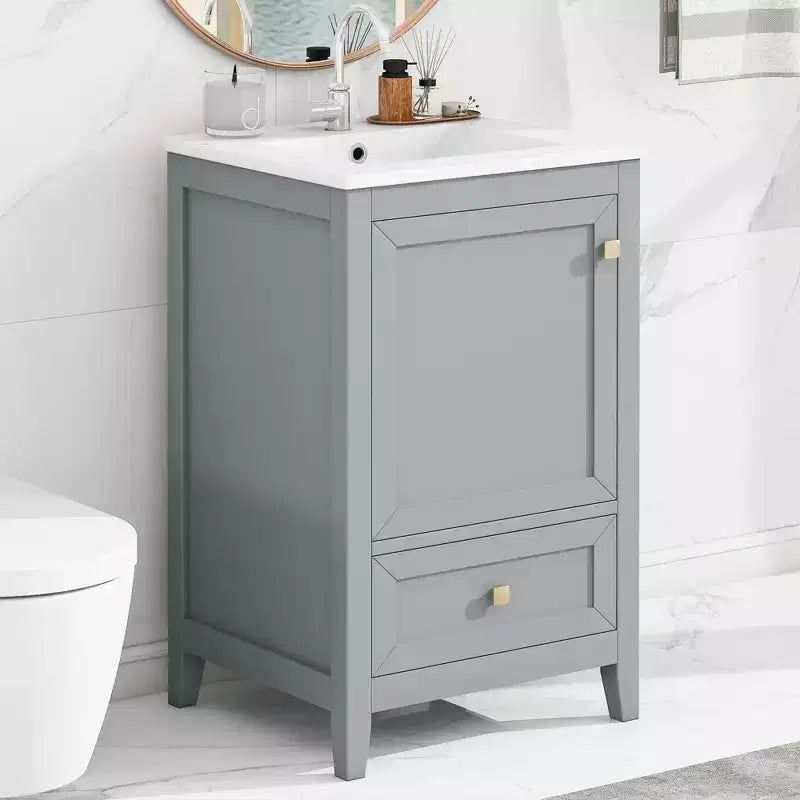 Petit meuble-lavabo avec lavabo Meuble de salle de bain