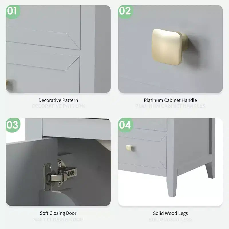Petit meuble-lavabo avec lavabo Meuble de salle de bain