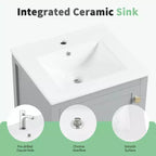 Petit meuble-lavabo avec lavabo Meuble de salle de bain