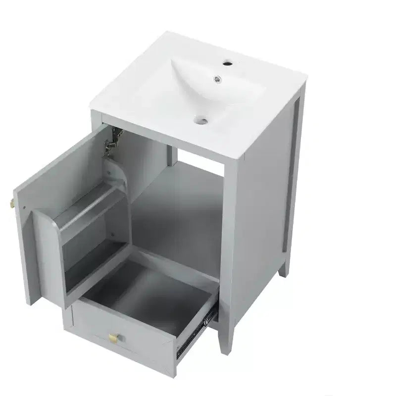 Petit meuble-lavabo avec lavabo Meuble de salle de bain