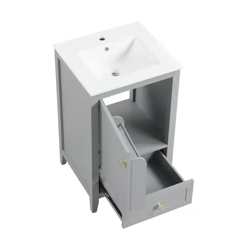 Petit meuble-lavabo avec lavabo Meuble de salle de bain
