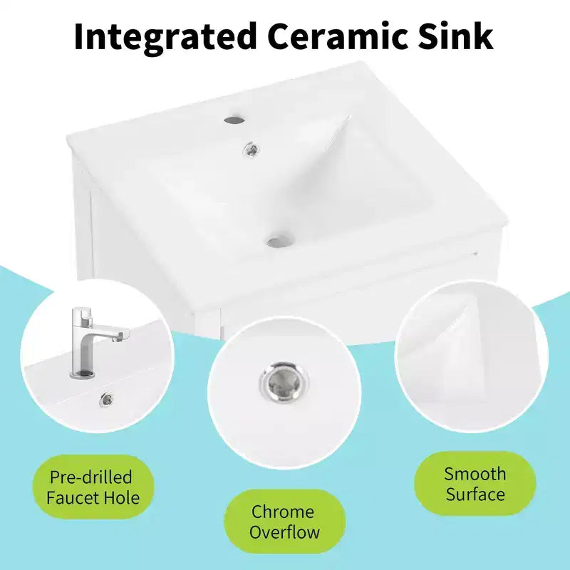 Petit meuble-lavabo avec lavabo Meuble de salle de bain
