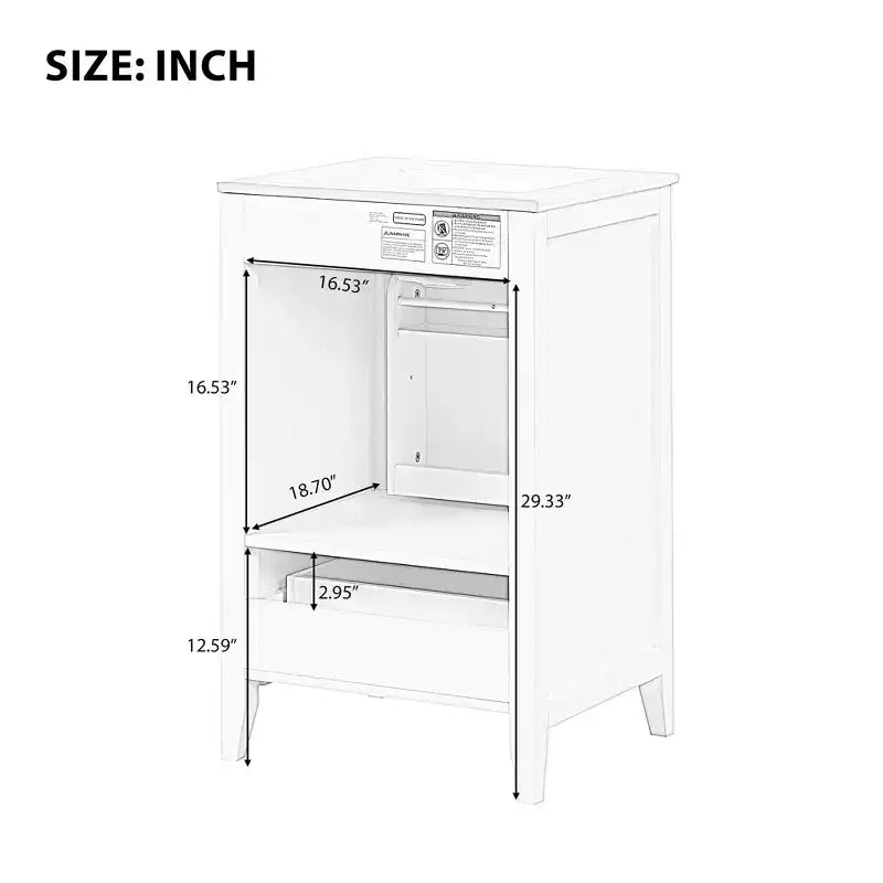 Petit meuble-lavabo avec lavabo Meuble de salle de bain