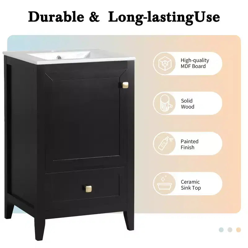 Petit meuble-lavabo avec lavabo Meuble de salle de bain