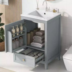 Petit meuble-lavabo avec lavabo Meuble de salle de bain
