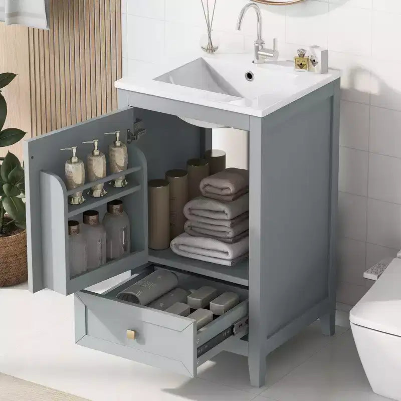 Petit meuble-lavabo avec lavabo Meuble de salle de bain