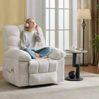 Fauteuil relaxant à bascule avec massage et chauffage télécommandé