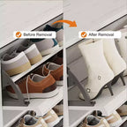 Meuble à Chaussures Étroit à 6 Tiroirs Basculants avec Étagères Réglables