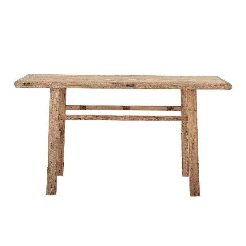 Console en bois d'orme naturel
