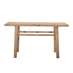Console en bois d'orme naturel