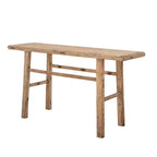 Console en bois d'orme naturel