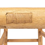 Console en bois d'orme naturel
