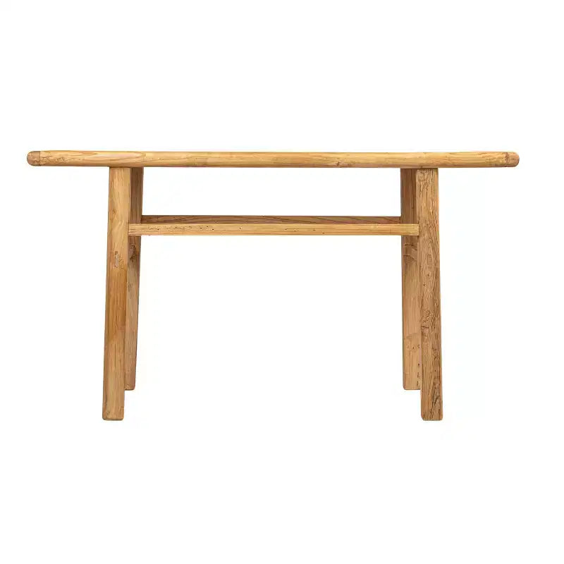 Console en bois d'orme naturel