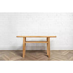 Console en bois d'orme naturel