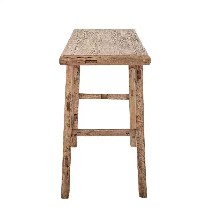 Console en bois d'orme naturel
