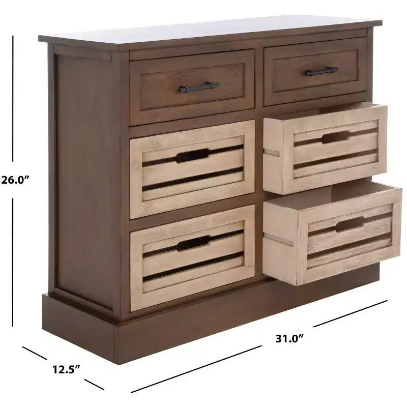 Meuble de rangement à 6 tiroirs