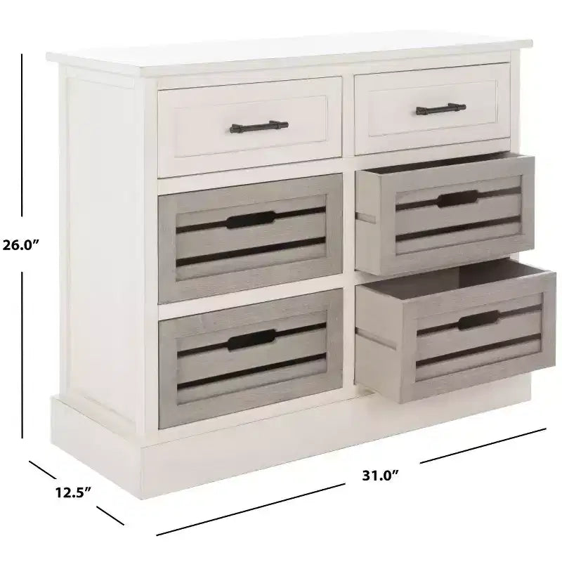 Meuble de rangement à 6 tiroirs