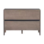 Bahut Rétro en Bois avec 2 Poignées Métalliques, Armoire de Rangement à 2 Portes