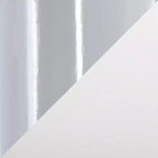 Banc de rangement en similicuir et chrome

