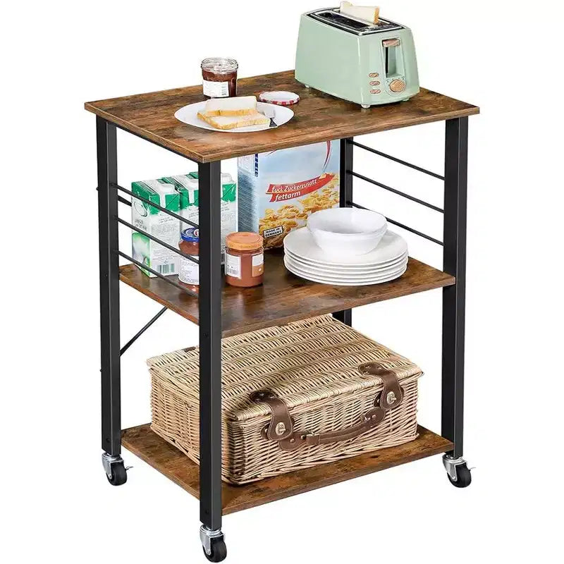 Étagère de cuisine à roulettes