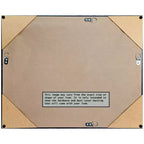 Miroir mural encadré en bois biseauté doré