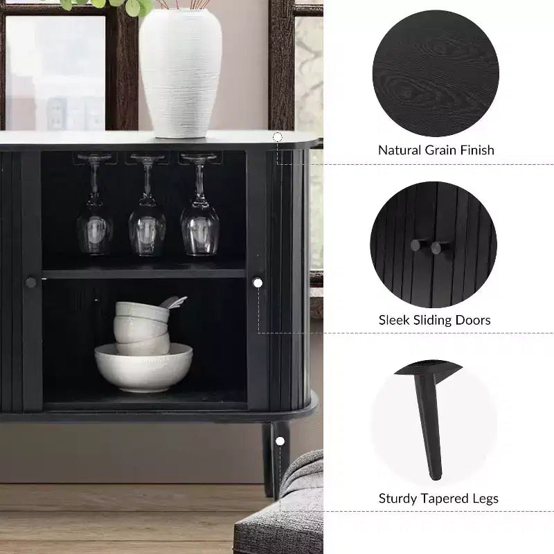 Buffet moderne avec étagère réglable