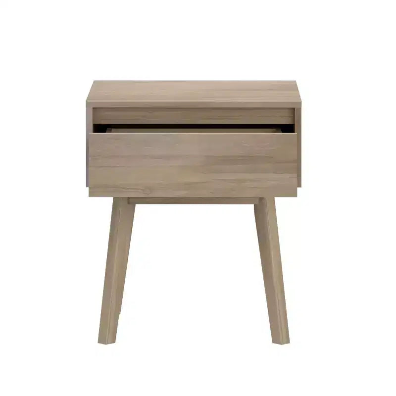 Tables de chevet scandinaves en bois avec tiroir de rangement