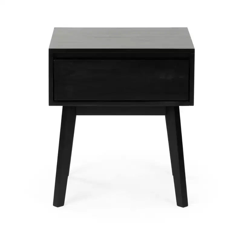 Tables de chevet scandinaves en bois avec tiroir de rangement