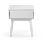 Tables de chevet scandinaves en bois avec tiroir de rangement