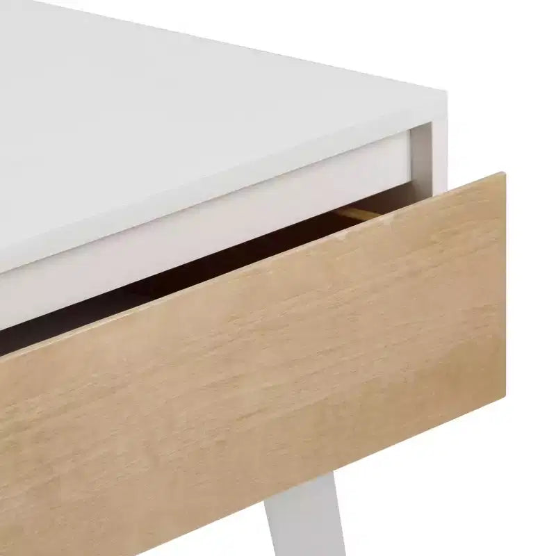 Tables de chevet scandinaves en bois avec tiroir de rangement