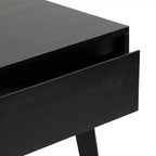Tables de chevet scandinaves en bois avec tiroir de rangement