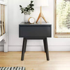 Tables de chevet scandinaves en bois avec tiroir de rangement