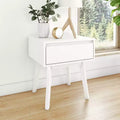 Max & Lily Scandinavian Nightstand Wood Bedside Side Tables with Storage Drawer for Bedroom
