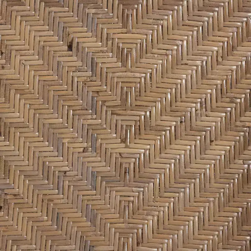 Chaise de salle à manger en rotin brun naturel bohème moderne