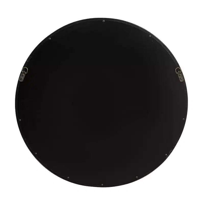 Miroir rond en bois
