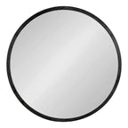 Miroir rond en bois